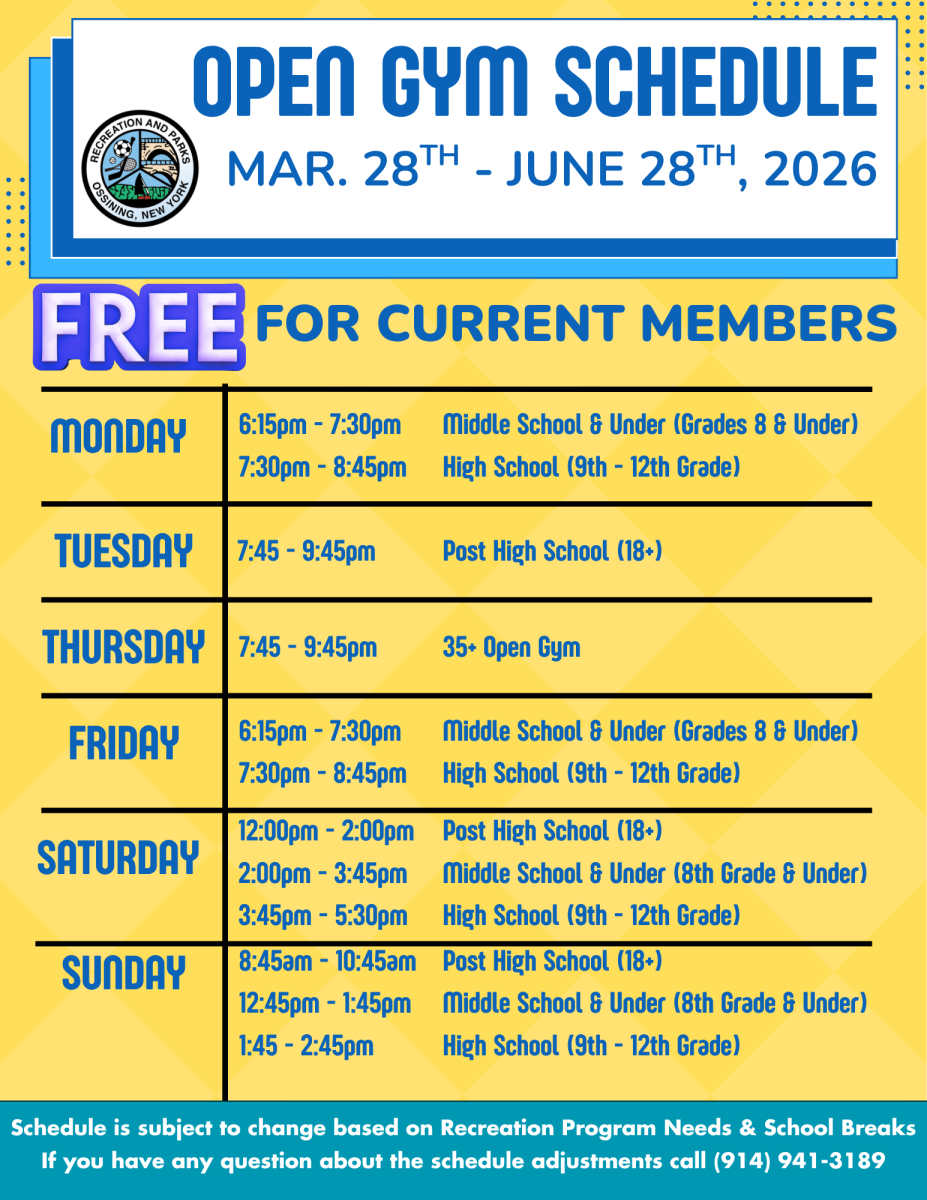 Spring Gym Schedule